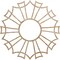 Ekena Millwork Augustus Wood Fretwork Pierced Ceiling Medallion, Red Oak, 16"OD x 5 5/8"ID x 3/8"T CMWP16X16X0375AURO - alternate 1
